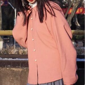 Chinese hanfu Ming dynasty vertical collar narrow sleeve ao